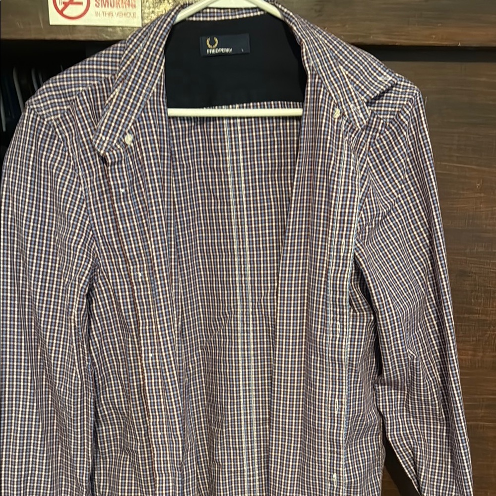 Fred Perry Brown Lightweight Shirt Jacket